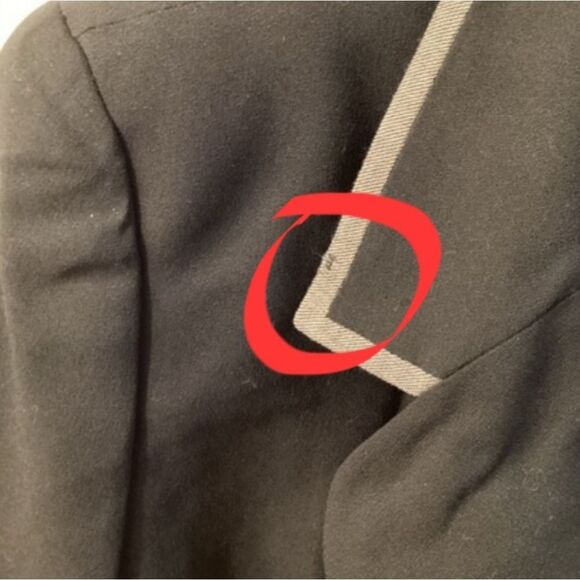 Escada Margaretha Ley Vintage Black Double Breasted Wool Blazer Women’s Size 4 - Picture 16 of 16